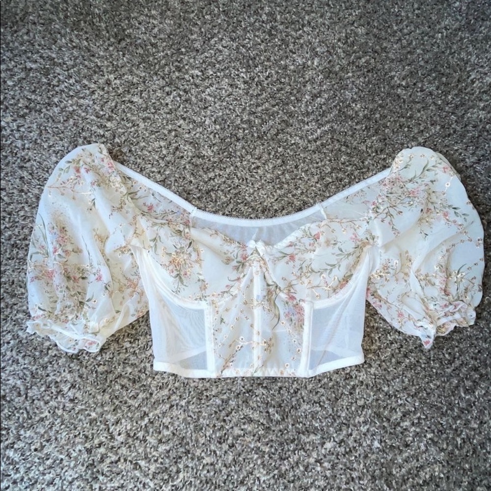 Floral Corset Top